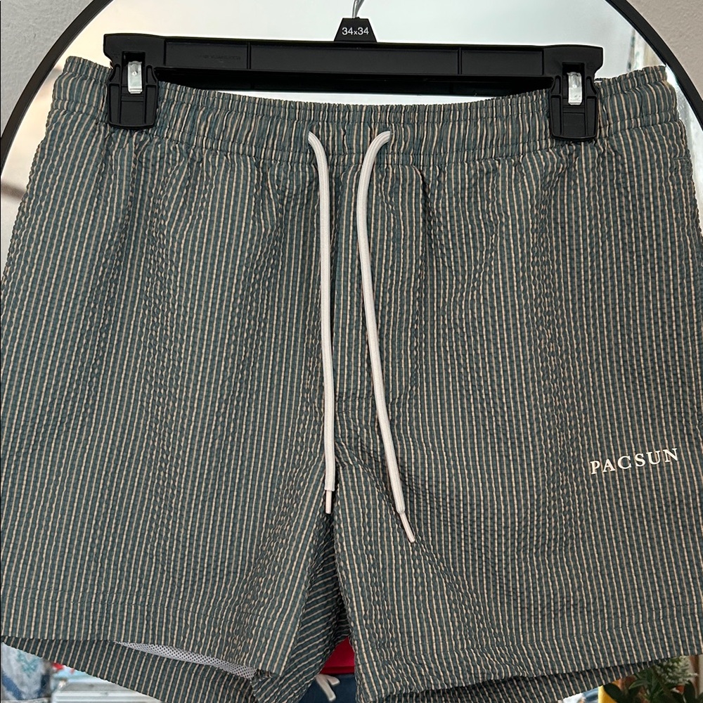 PacSun Striped Swim Shorts